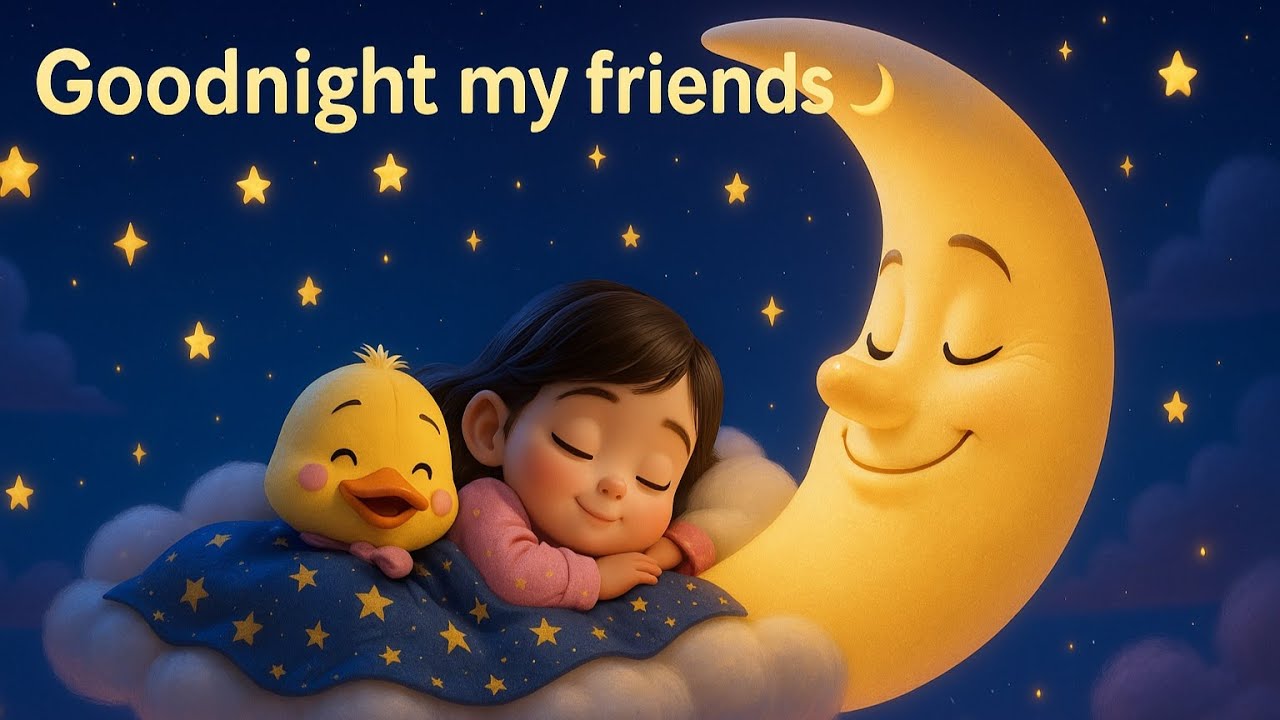 good night ✨ | Relaxing Bedtime Song with Stars & Moon #bedtimesongs #relaxingmusic #lullabysong