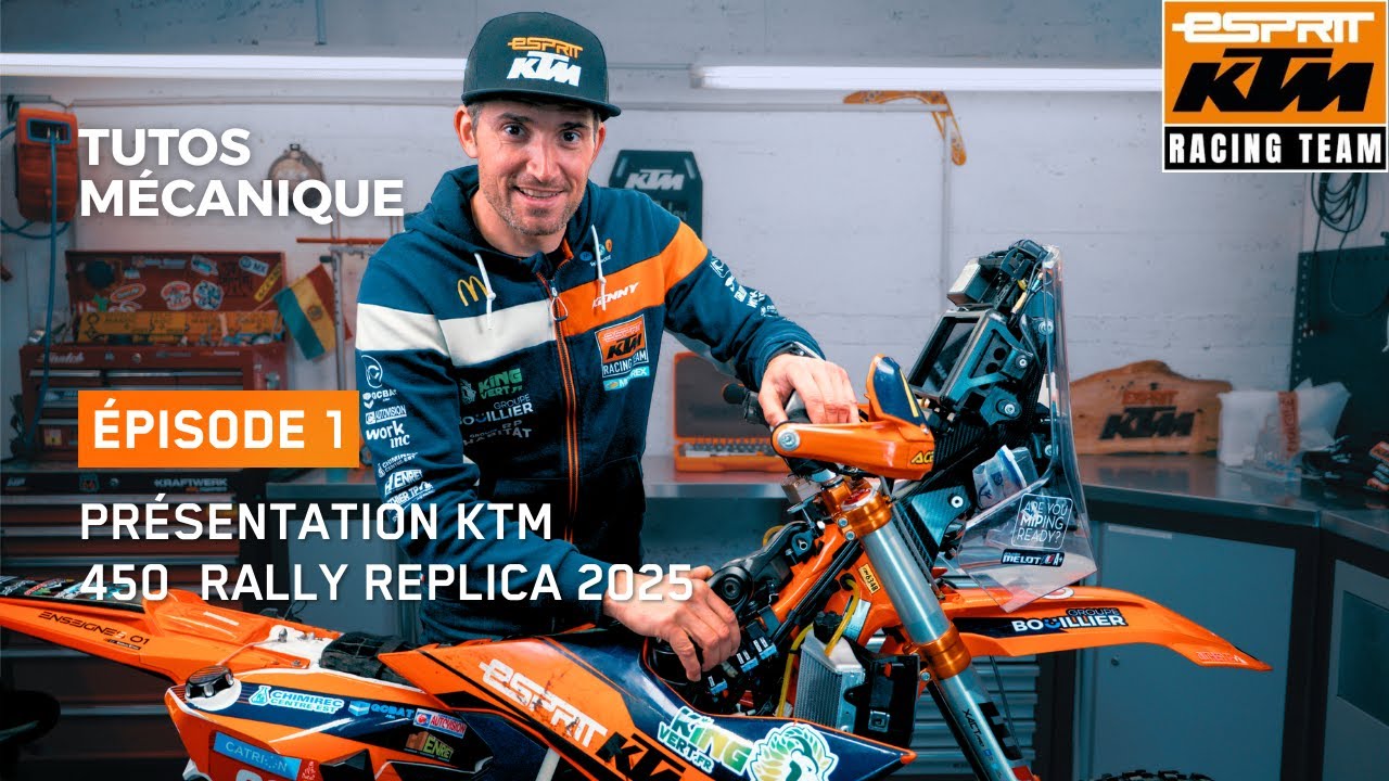 Tutos Mécanique Moto : Présentation KTM 450 Rally Replica 2025