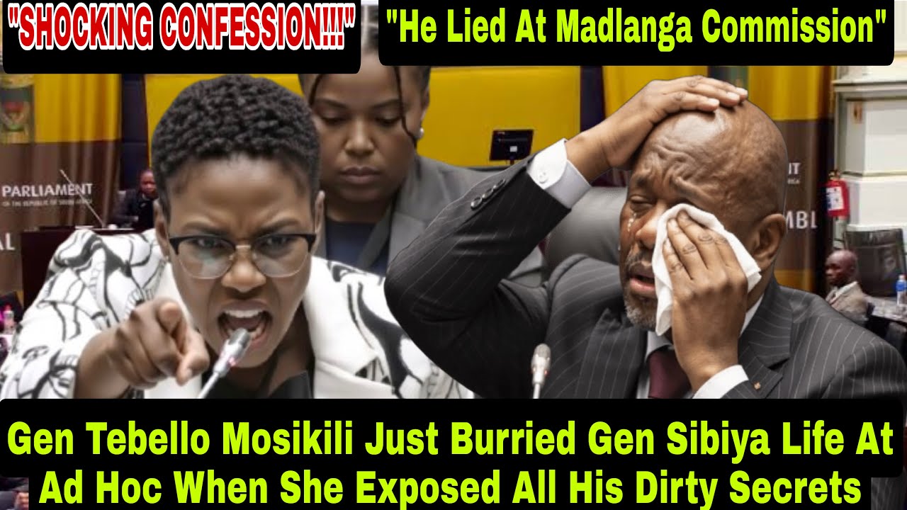 Gen Tebello Mosikili Just Destroyed Gen Sibiya When She Exposed All The Lies He Told At Madlanga