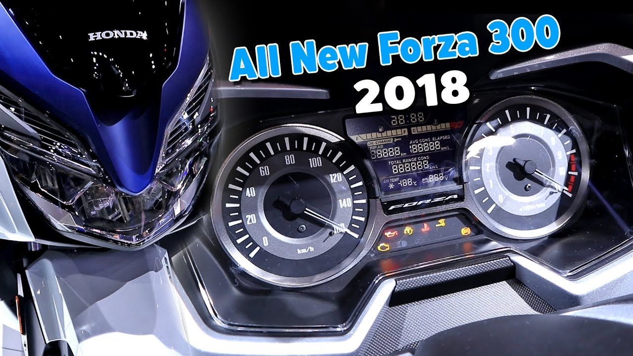 All new Honda Forza 300 2018