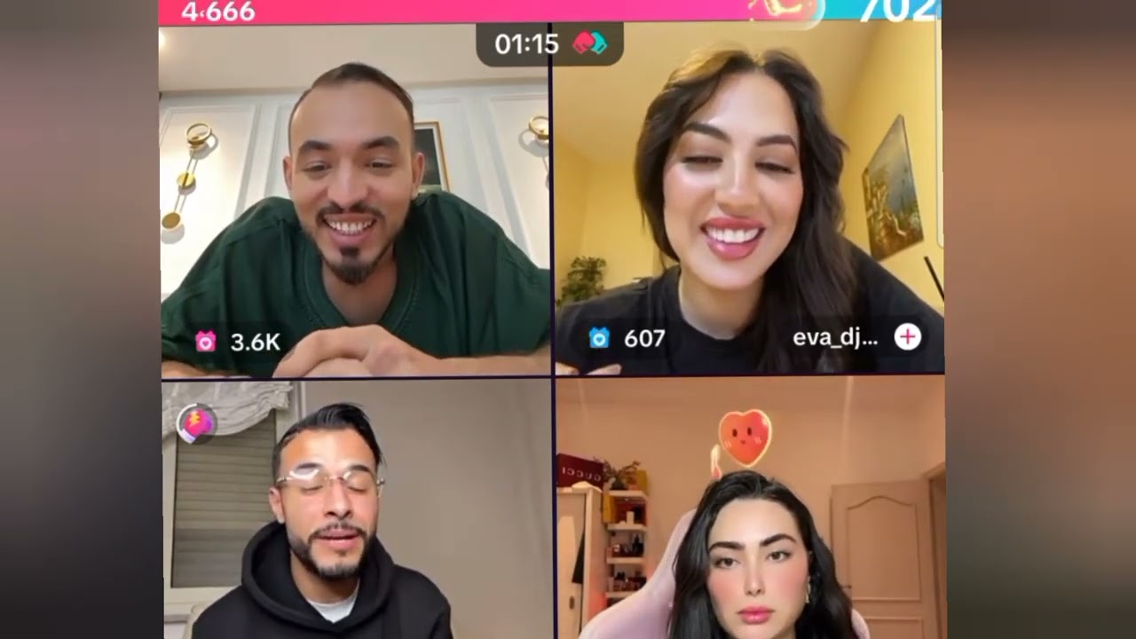 أيمن 🔥  يفجرها في اللايف رد فعل أيوب😳 على كلامه عن إيمان 💞