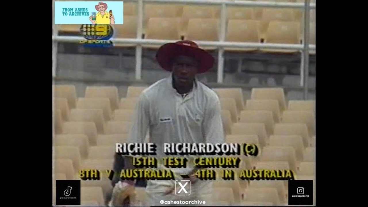 Class! Brilliant Richie Richardson century vs Australia during the 3rd Test at the SCG January 1993