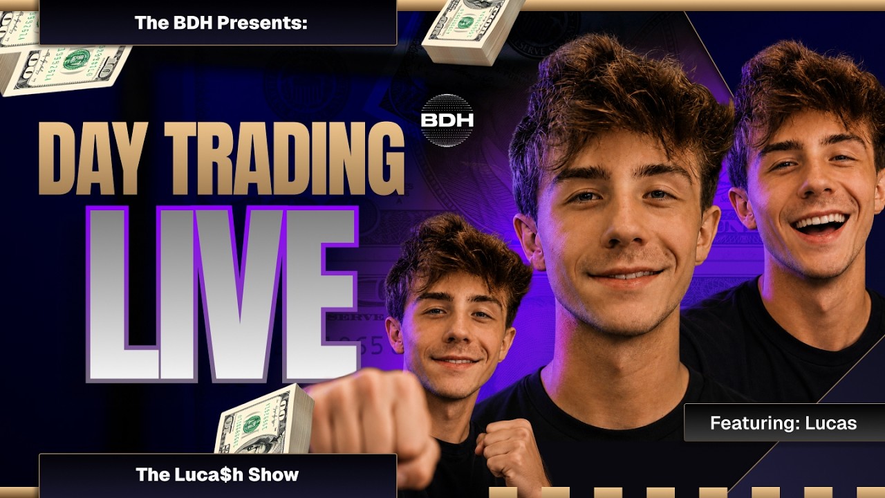 DayTrading LIVE! LUCA$H 6PM OPEN!!!