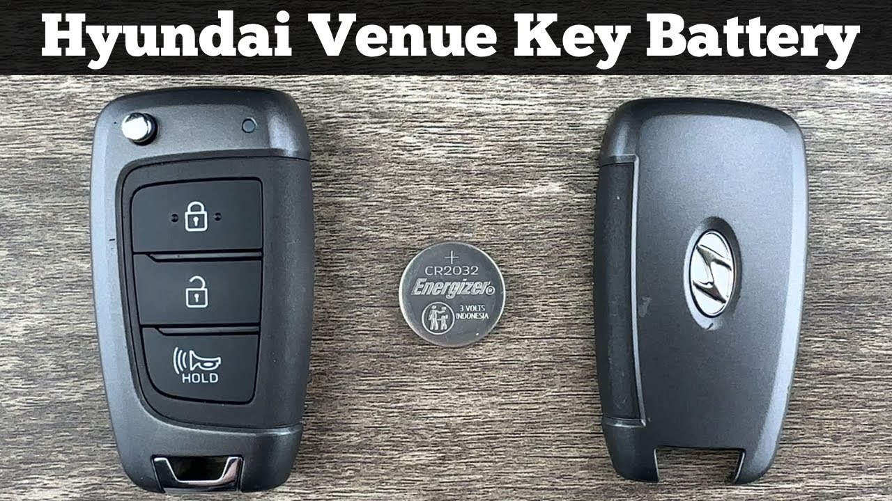 How To Replace HYUNDAI VENUE Key Fob Battery 2020 - 2023 Change Replacement Remote Batteries DIY