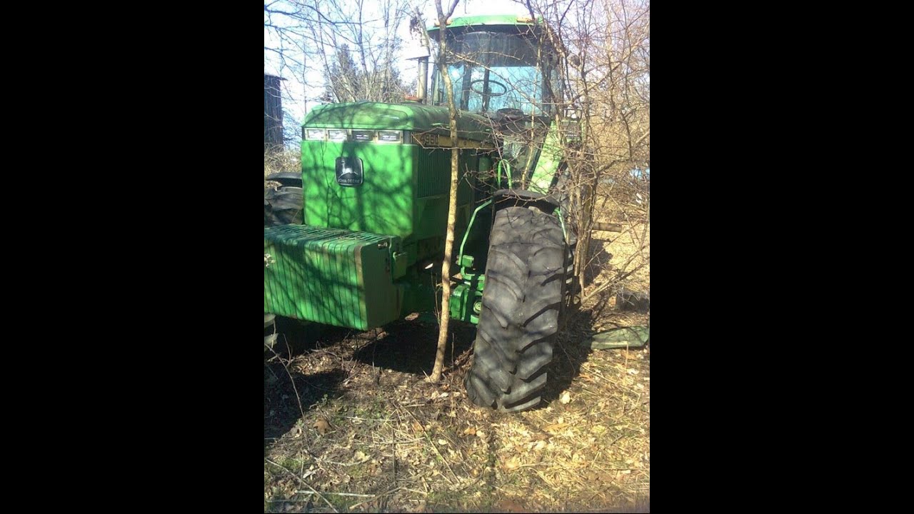 Трактор JD 4960 1992 года с 14-часовым пробегом — простоял на улице 20 лет