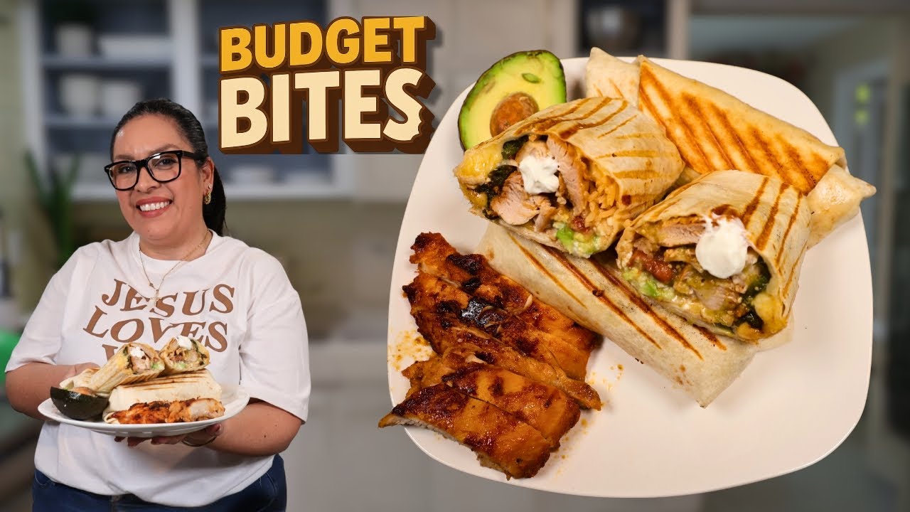 Chipotle Chicken Burritos 🌯 | Easy Budget-Friendly Dinner | Budget Bites