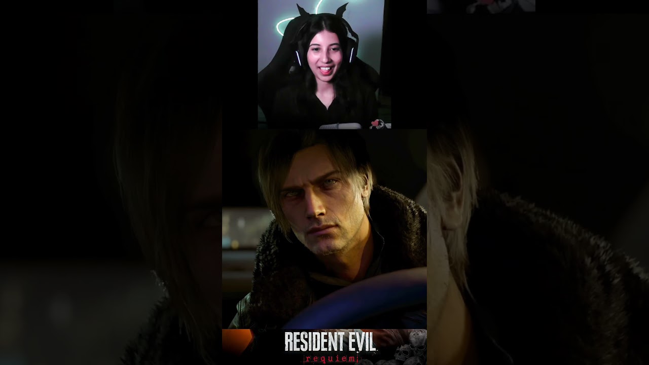 My first reaction to LEON in RE9 #residentevil #re9 #leonskennedy