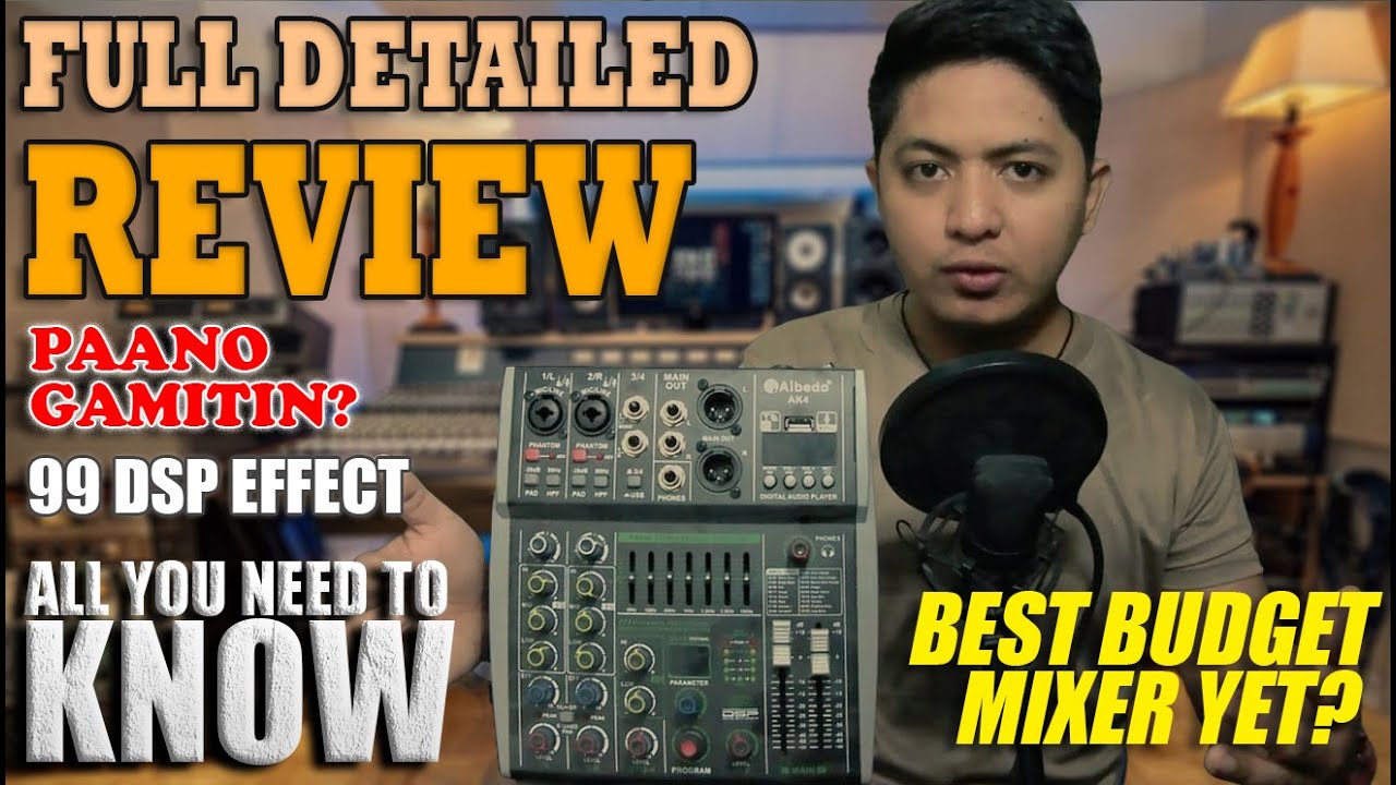 AIBEDO AK Series Audio Mixer – Full Review & Step-by-Step Tutorial
