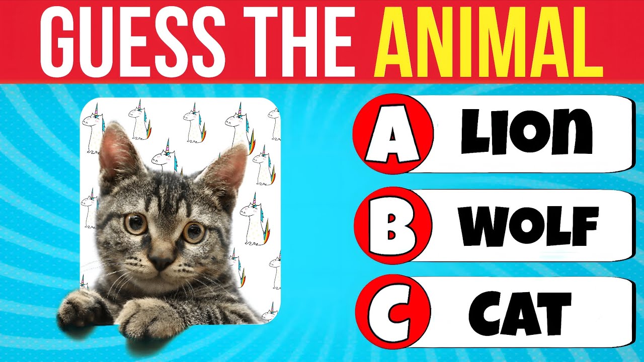 Guess The Animals in 10 Seconds 🐶🦁 | Fun Animal Quiz for Kids 🕒