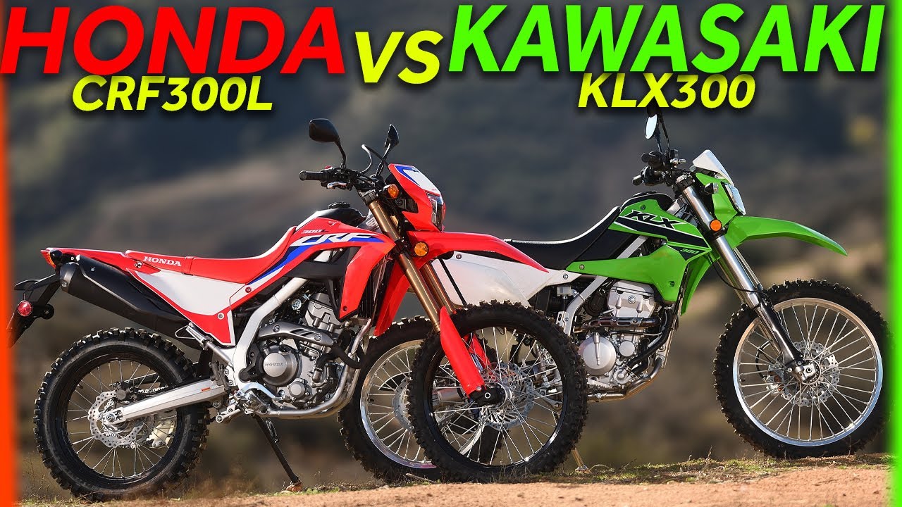 Kawasaki KLX300 VS Honda CRF300L - Dirt Bike Magazine
