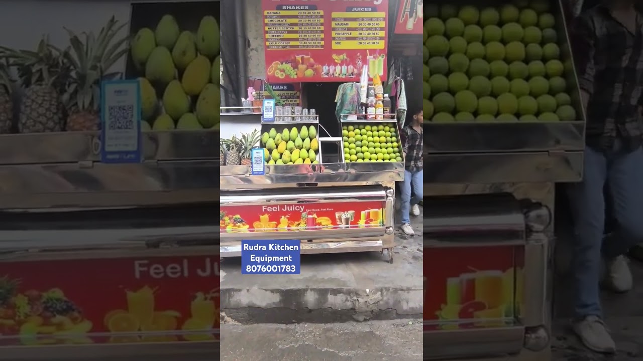 Manufacturing of rudra kitchen equipment Juice Counter #manufacturing #business #youtube #shorts