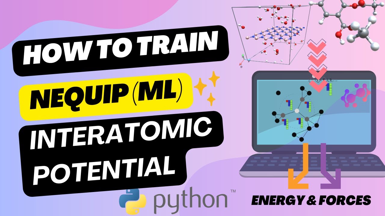 How to train your first ML Interatomic Potential using NequIP? [TUTORIAL 1]