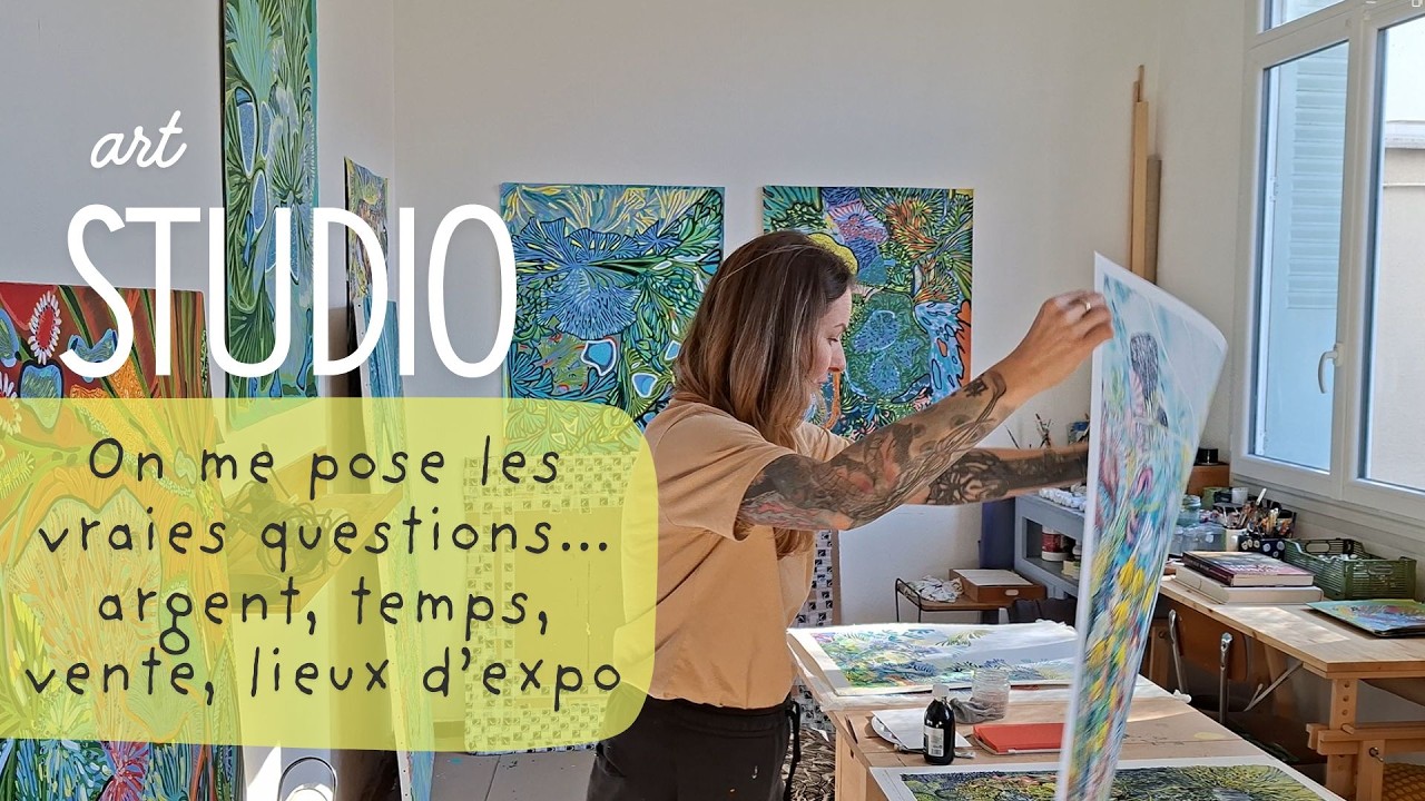ART STUDIO | On me pose les vraies questions : temps, vente, lieux d'expo, archives