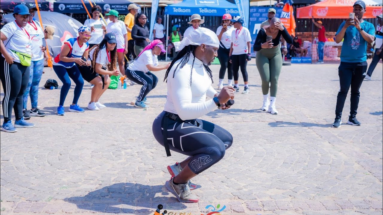 The BEST GLUTES workout WALKING on a SQUAT for GUARANTEED results by THE KING OF SQUAT ​⁠
