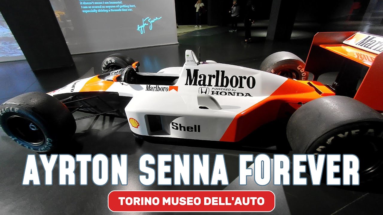 Ayrton Senna Forever Mauto Museo dell'auto Torino 2024 4K