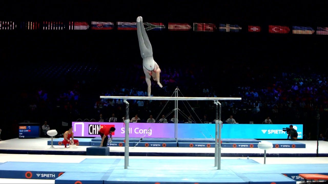 GRUENBERG Jermain (NED)_2023 Artistic Worlds, Antwerp (BEL)_Qualifications_Parallel Bars