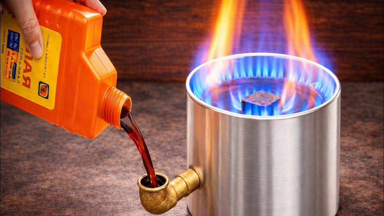 No Power, No Gas! DIY 3-in-1 Waste Oil Heater – Hidden Free Energy for Winter 2026