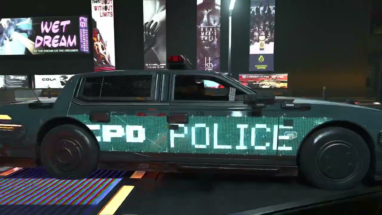 Driving around in nightcity