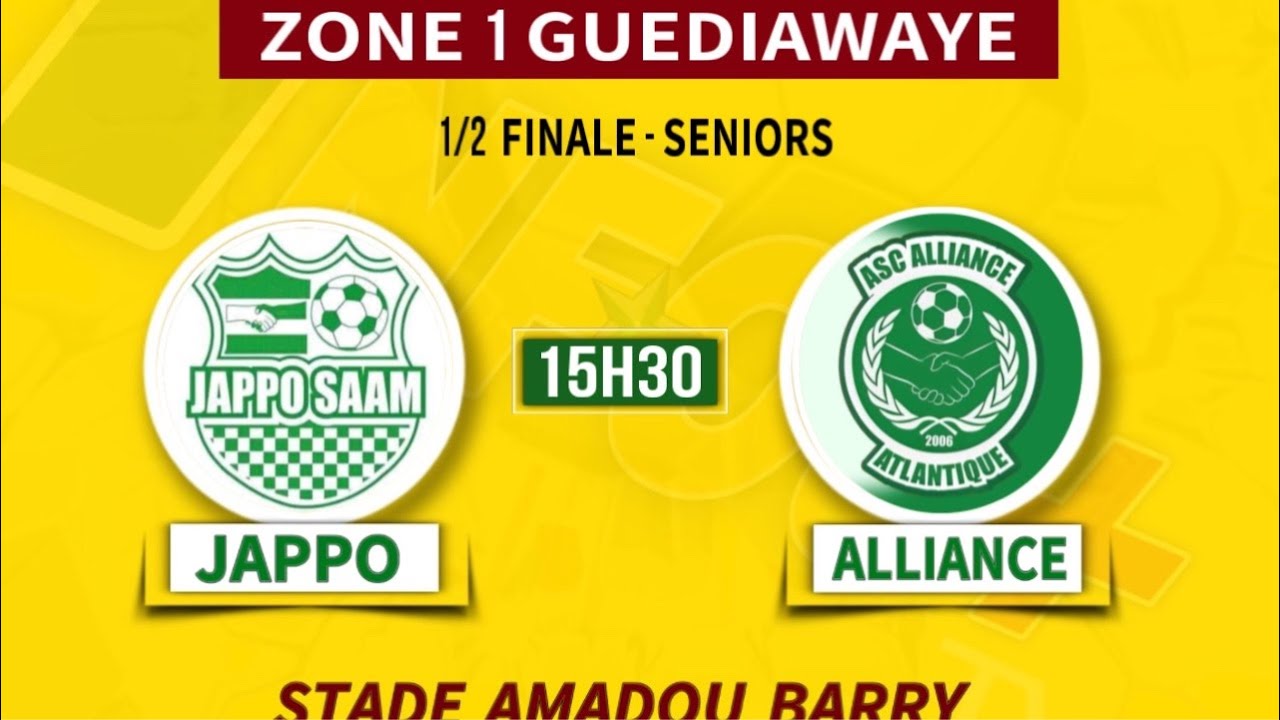 EN DIRECT  NAVETANE GUEDIAWAYE 2024/25  1/2 DE  FINALE  | JAPPO SAM  VS  ALLIANCE   STADE AMADOU BAR