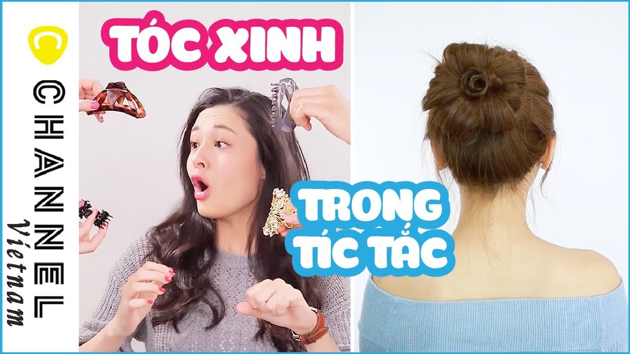 4 kiểu tóc cực nhanh với kẹp càng cua