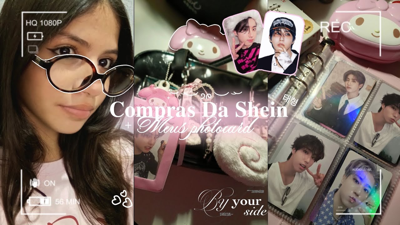۶ৎ  Comprinhas da SHEIN + avaliação + kpop + photocard  + collector kpop  . 🐿💞❕