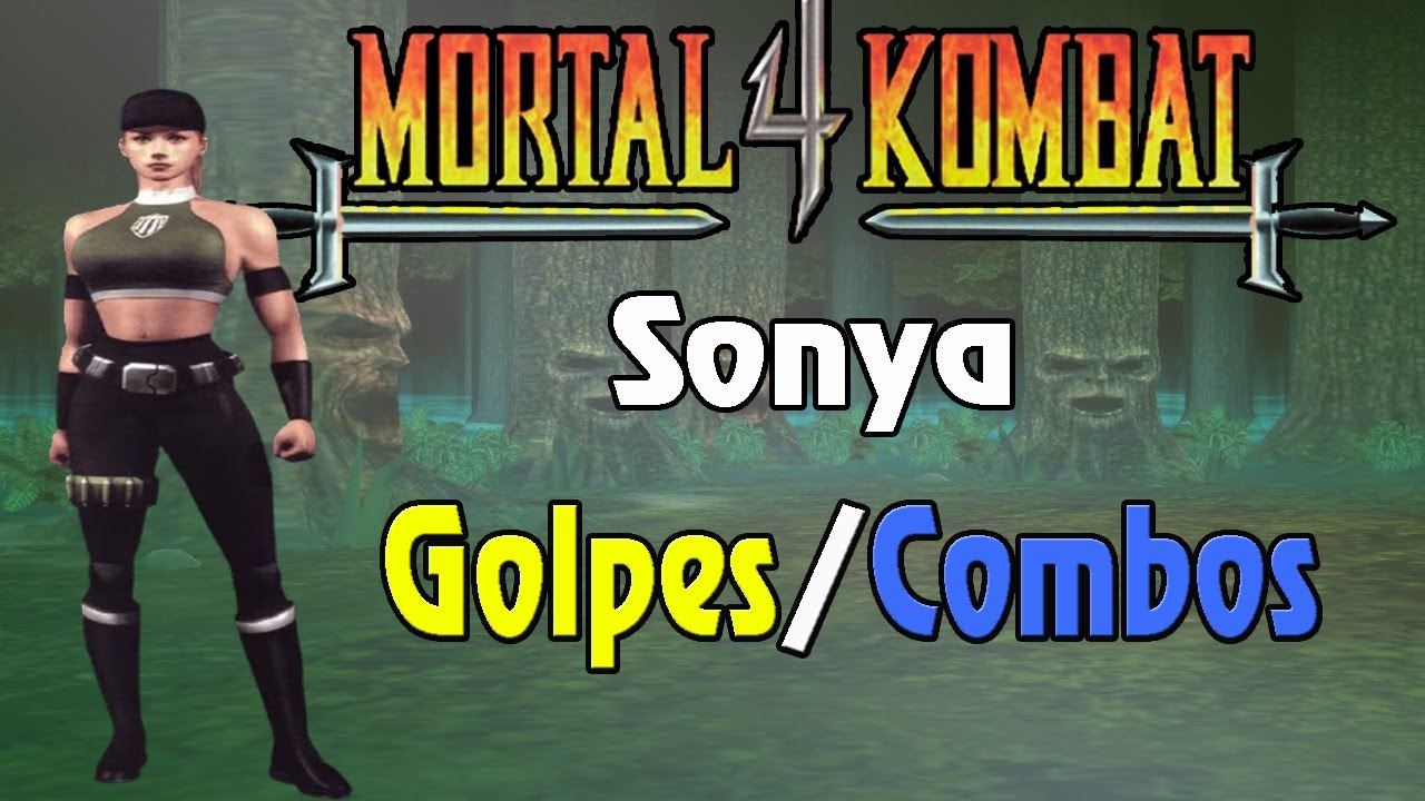 Aprenda como fazer combos e golpes da Sonya Blade no Mortal Kombat 4 Ps1