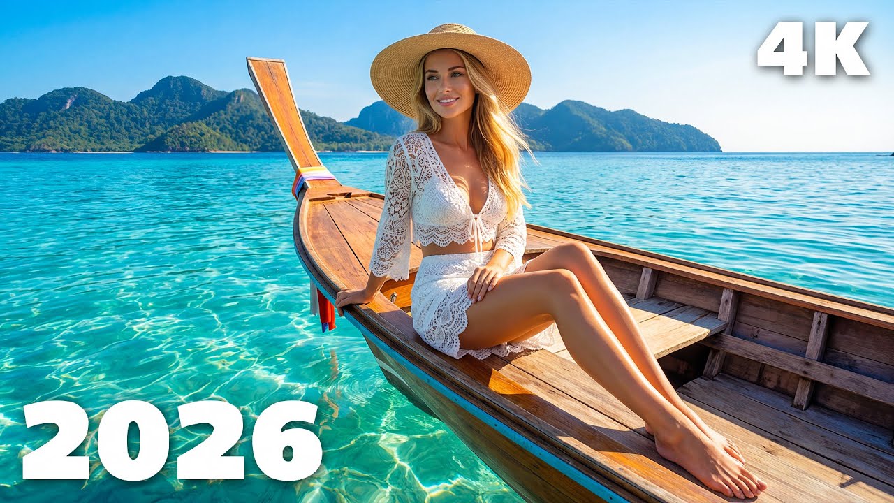 Summer Relaxing Vibes 4K UHD ☀ Chill Tropical Deep House Mix