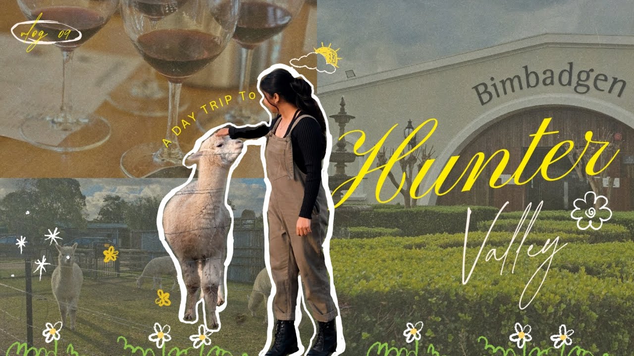 ✨ Hunter Valley Day Trip | Wine Tasting, Alpaca Farm & Chocolate Company 🍷🦙🍫| Australia, NSW