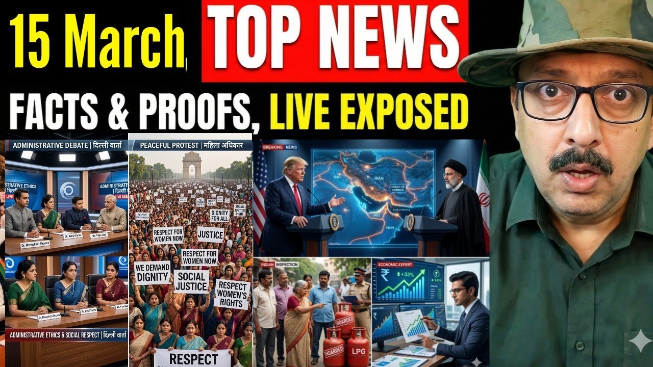 LPG Gas कालाबाजारी । Iran War Live । India can Sail Thru । Trump Seeks Help । सवर्ण बेटियों का R@pe