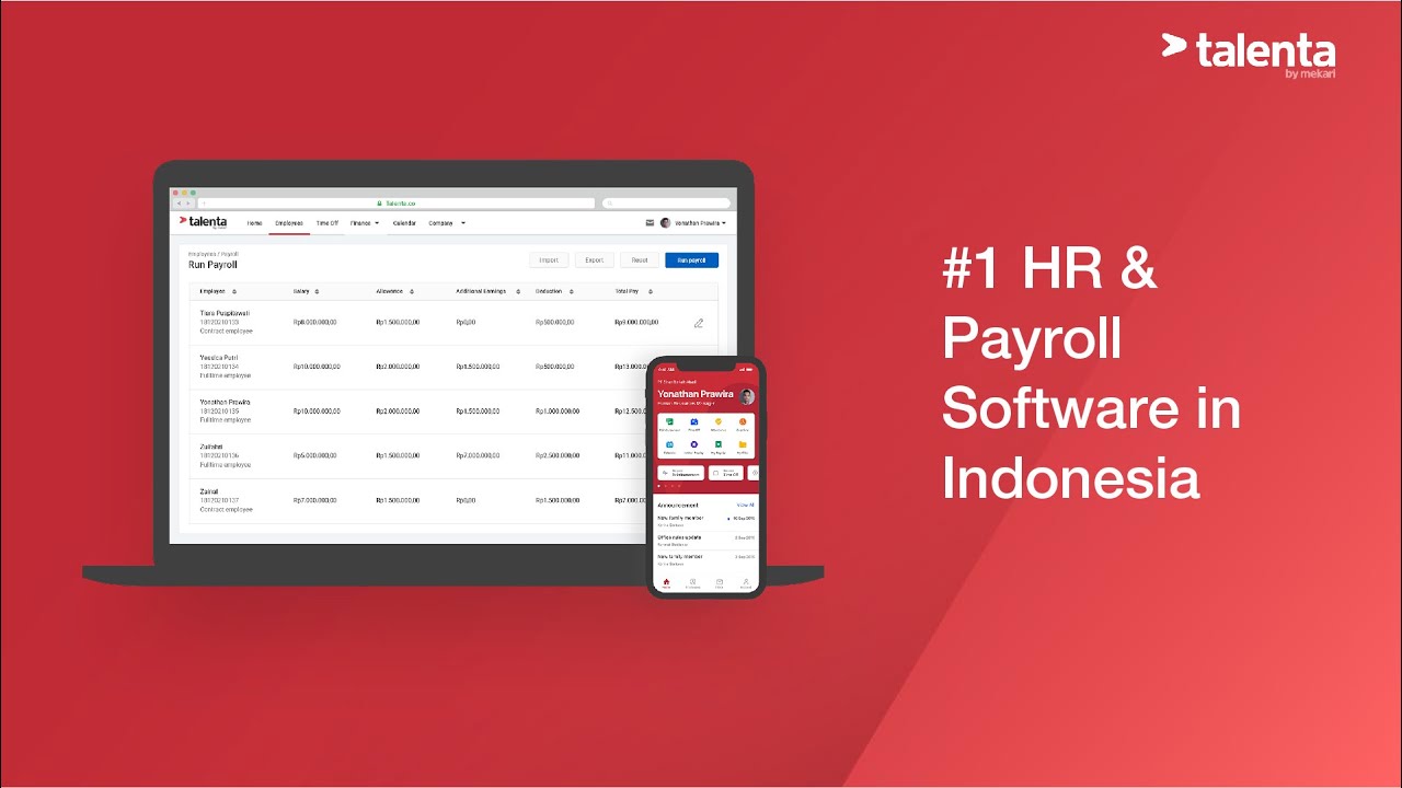 Mekari Talenta | Demo Fitur Software HRIS Payroll #1 di Indonesia