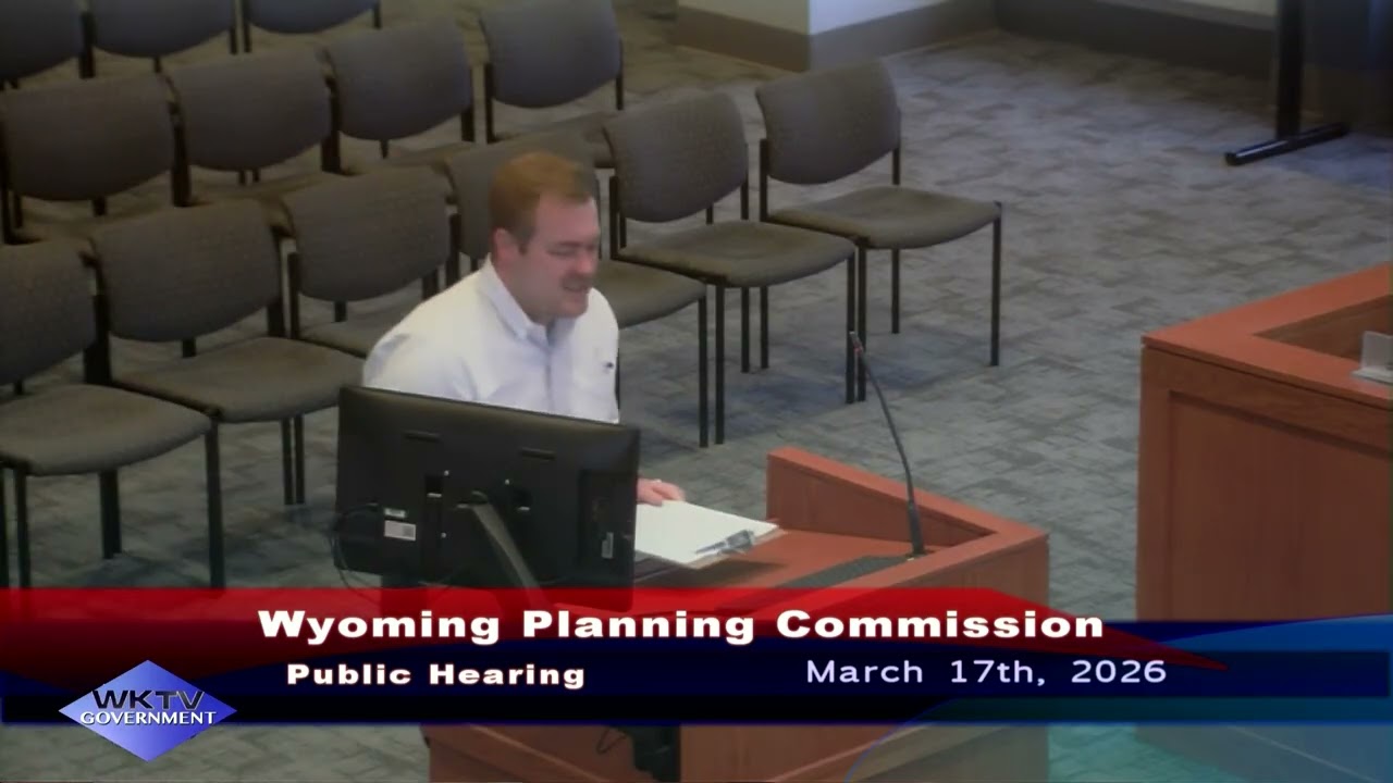 Wyoming Planning Commission Meeting Match 17, 2026