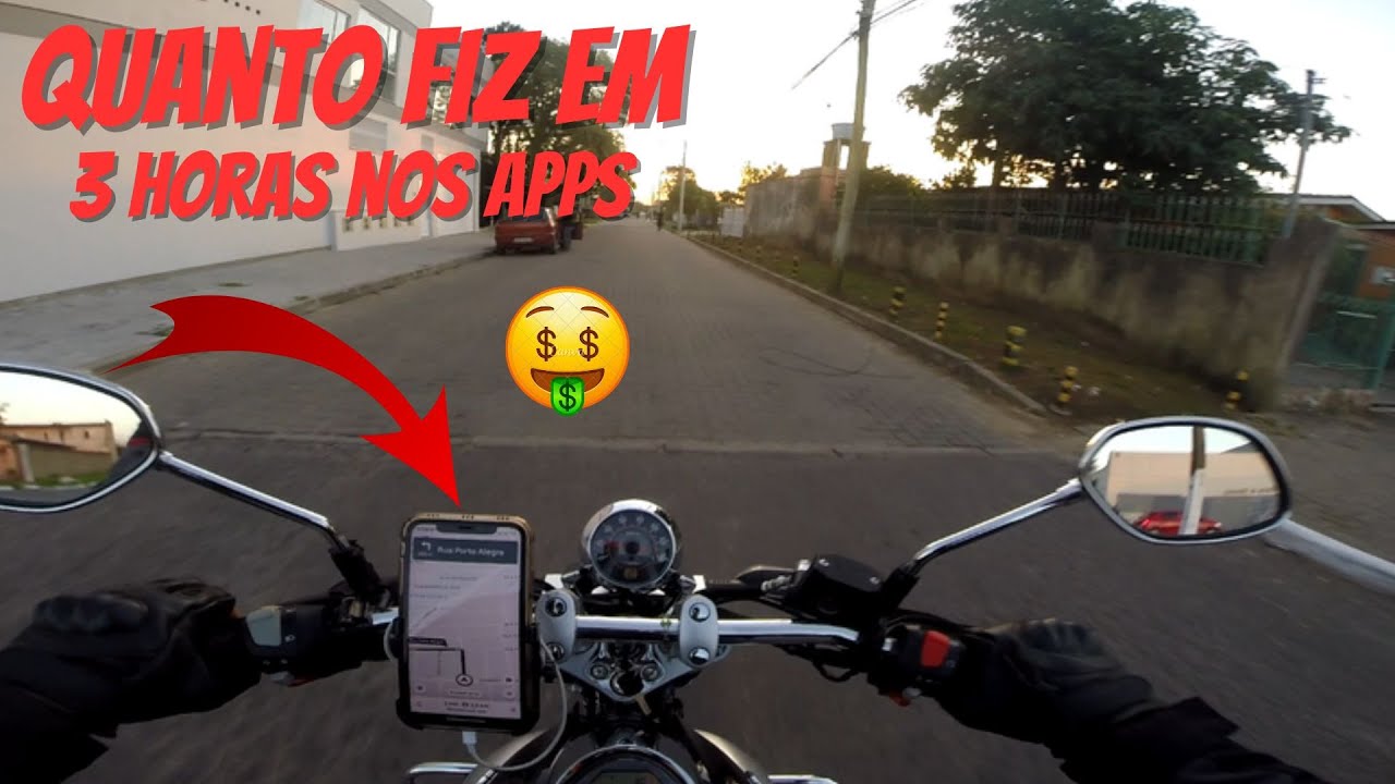 Quanto Faturei em 3 Horas na Uber / 99 Moto