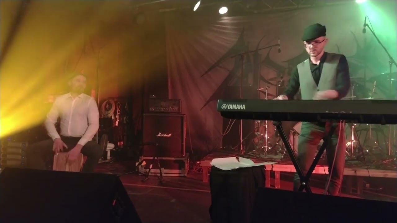 Nokturnal Mortum - Ukraine - Piano Metal Covers live in Melnā Piektdiena 13.01.2023.