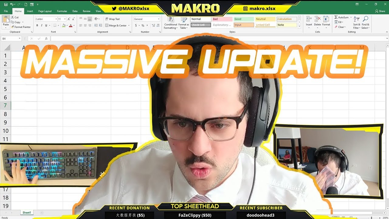 MAKRO | Najważniejsze wydarzenia z transmisji strumieniowej Microsoft Excel 19 marca