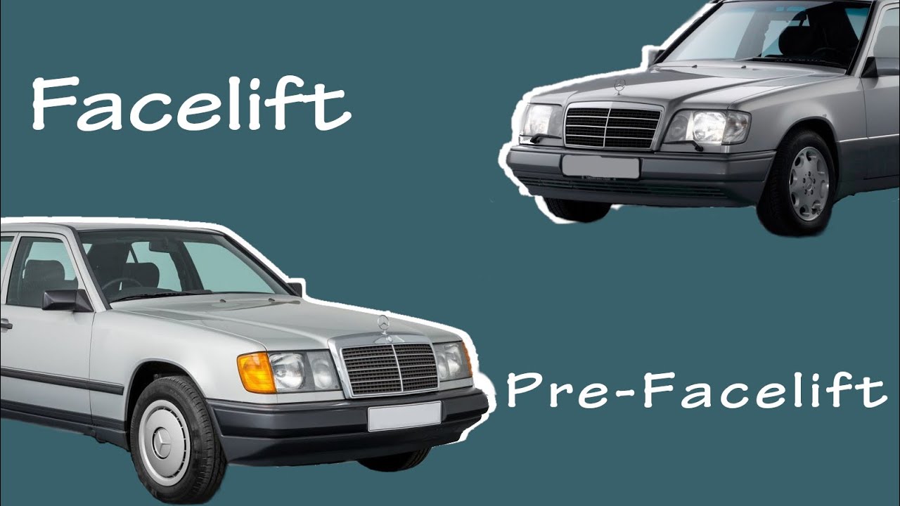 Exterior Differences Between Facelift and Pre-Facelift W124
