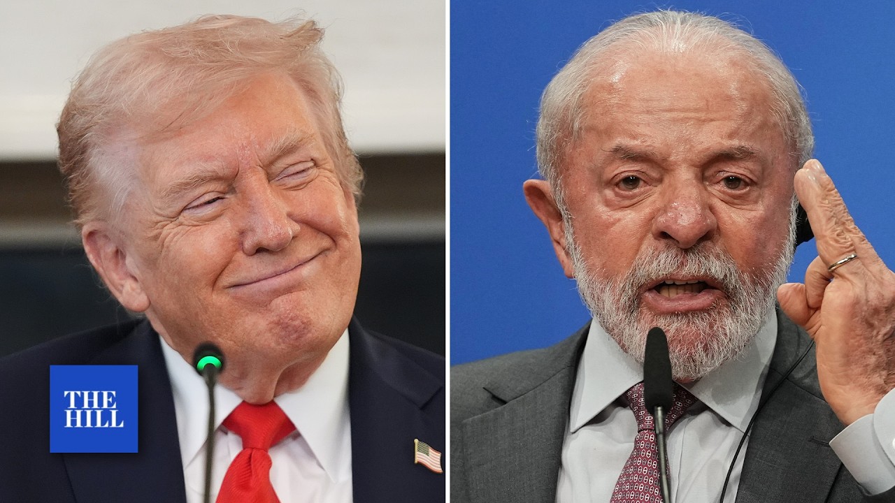 Трамп и президент Бразилии Лула отменили пресс-конференцию, несмотря на то, что торговая встреча ...