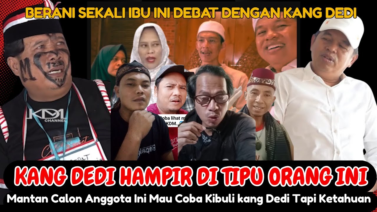 KANG DEDI HAMPIR DI TIPU  MANTAN CALON DEWAN INI MENCURIGAKAN INGIN TINGAL DI LEMBUR PAKUAN