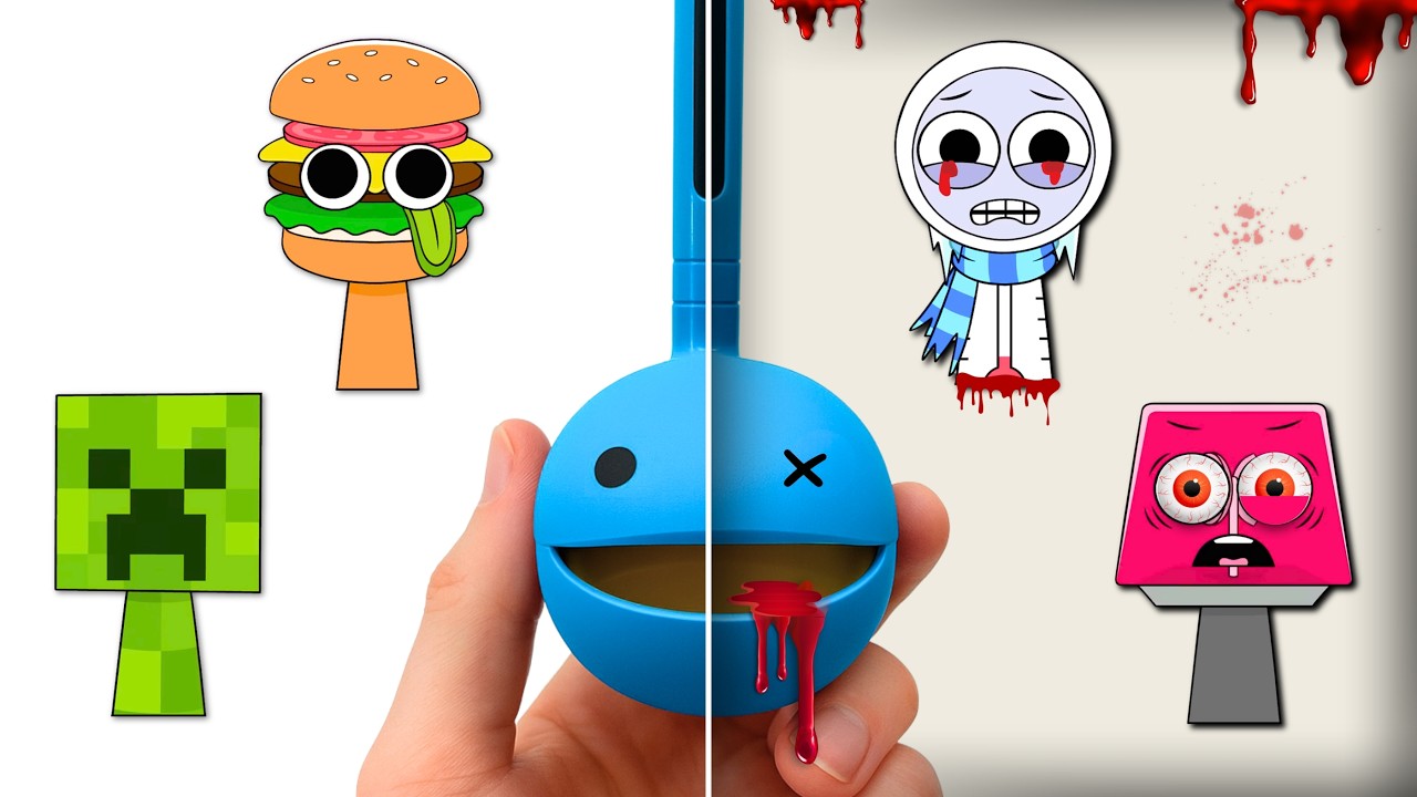 NEW viral Sprunki OCs but recreated in REAL life!