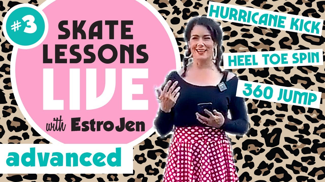 Intermediate-Advanced Roller Skate Tutorial w/ Estro Jen