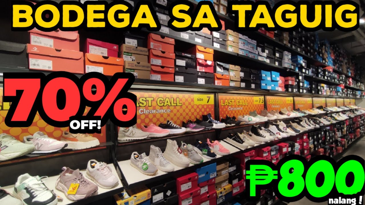 BODEGA ng SAPATOS sa TAGUIG Totoong Matindihn ang SALE upto 70% Off // PLANET SPORTS
