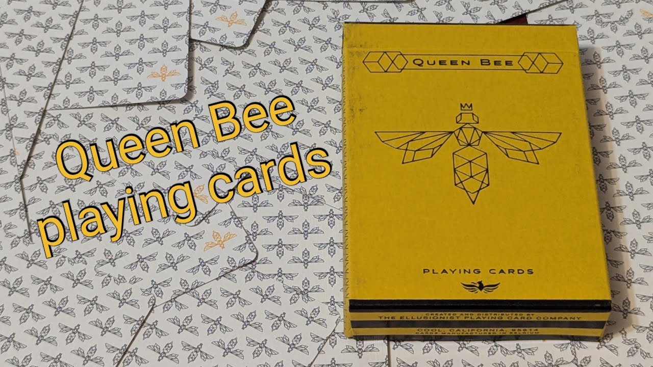 Daily deck review day 228 - Queen Bee playing cards By Ellusionist