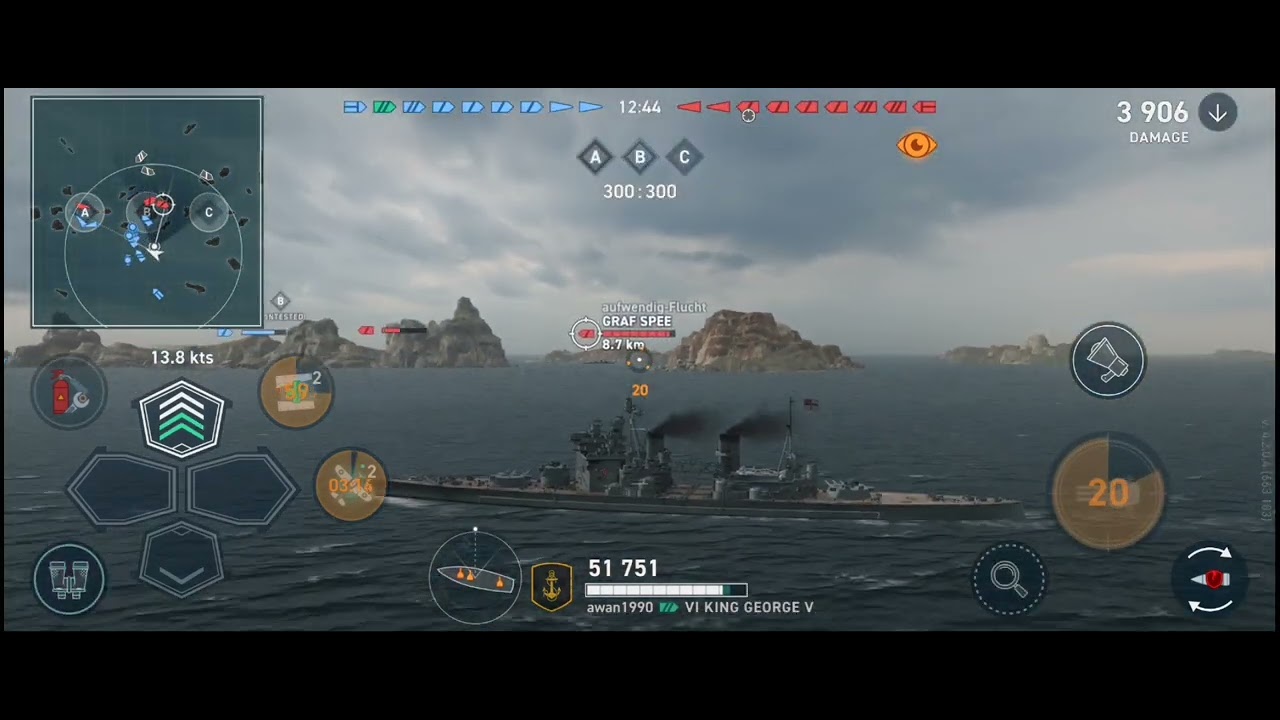 WoWs Legends go Mobile - Battleships TIER VI 
