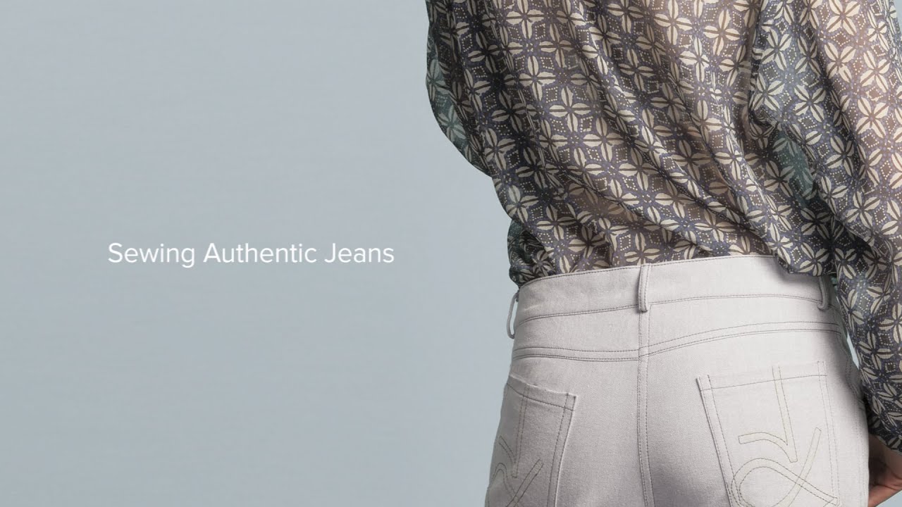 Sewing Jeans Part 10, Sew the Back and Inside Seams