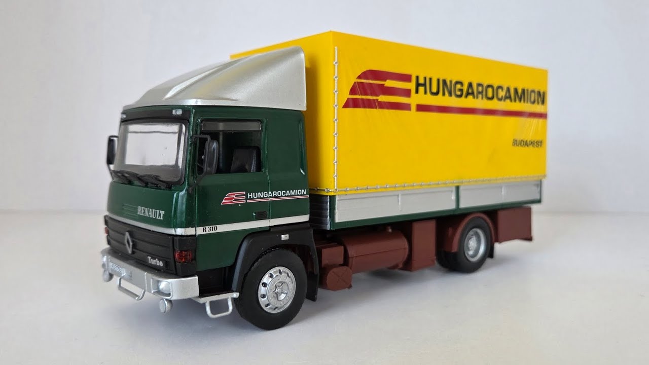 Deagostini 1:43 Renault R310 Hungarocamion Budapest #deagostini #diecasttrucks #hungarocamion 