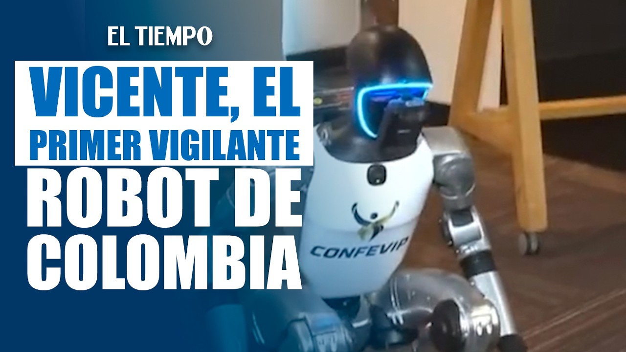 Vicente, el robot vigilante en Colombia: ¿puede reemplazar a los humanos? | EL TIEMPO