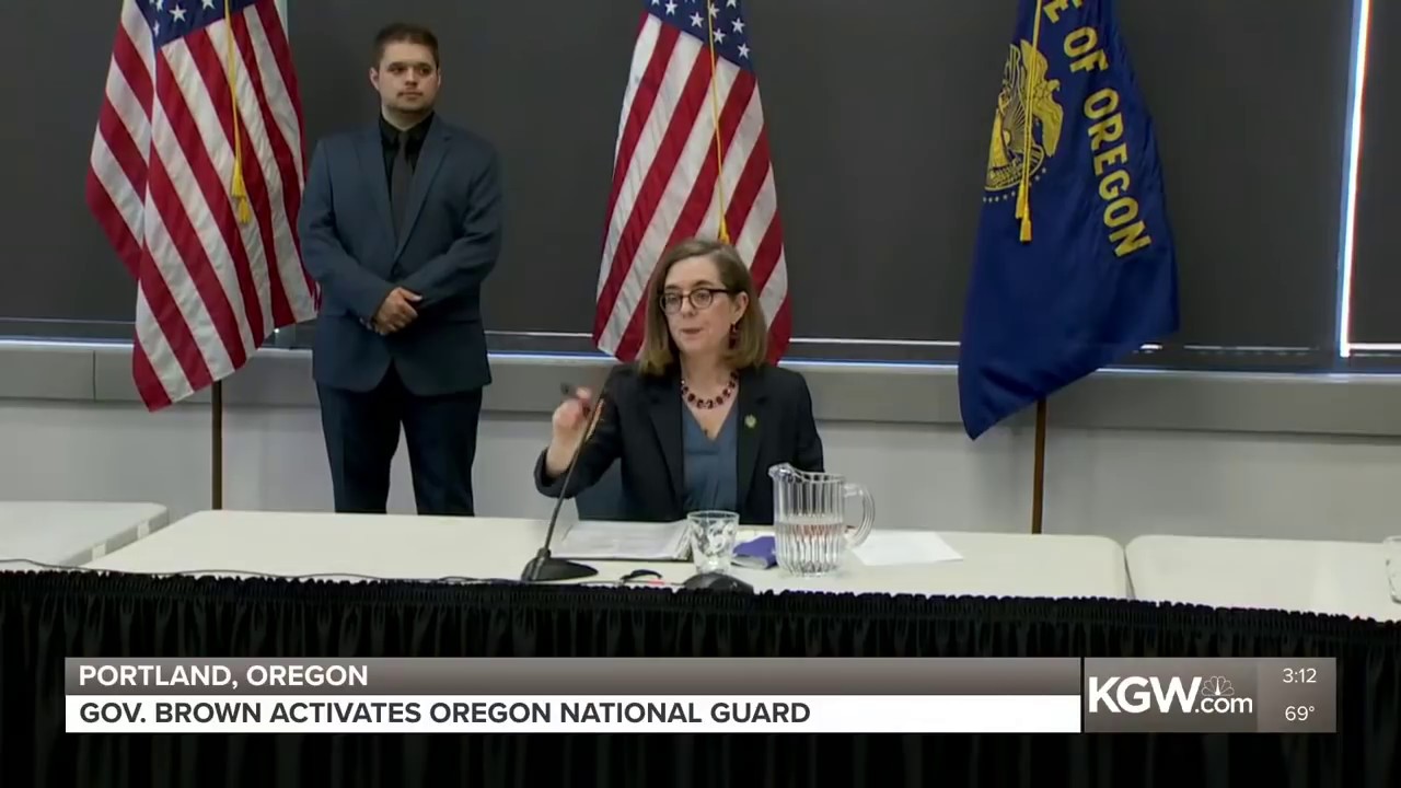 Watch live: Gov. Brown to activate Oregon National Guard to help with Portland protests