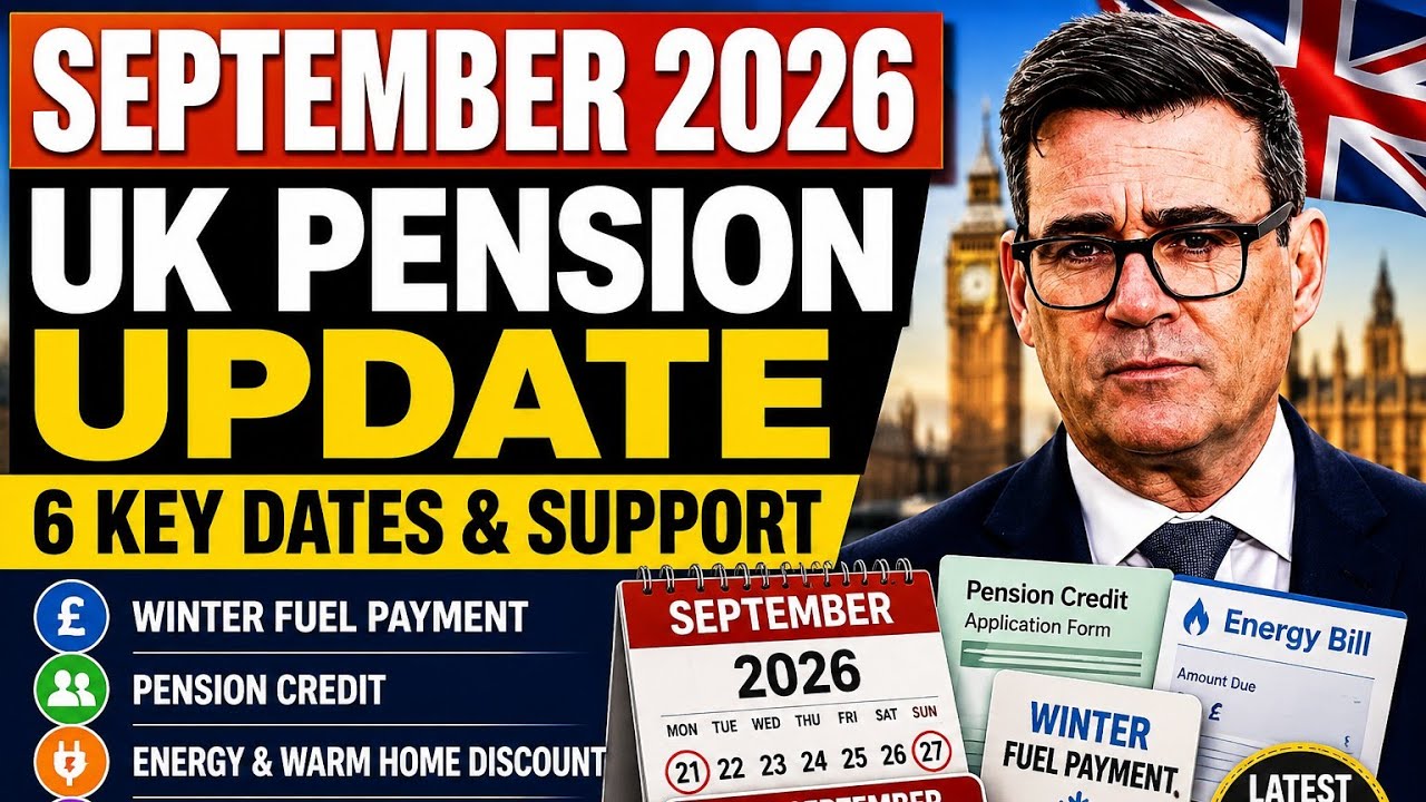 ⚡UK Pension Update September 2026: Winter Fuel Payment, Pension Credit & 6 Key Dates