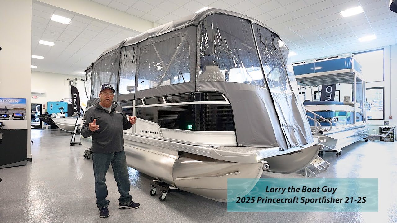 Larry the Boat Guy Shows Off the 2025 Princecraft Sportfisher 21-2S!