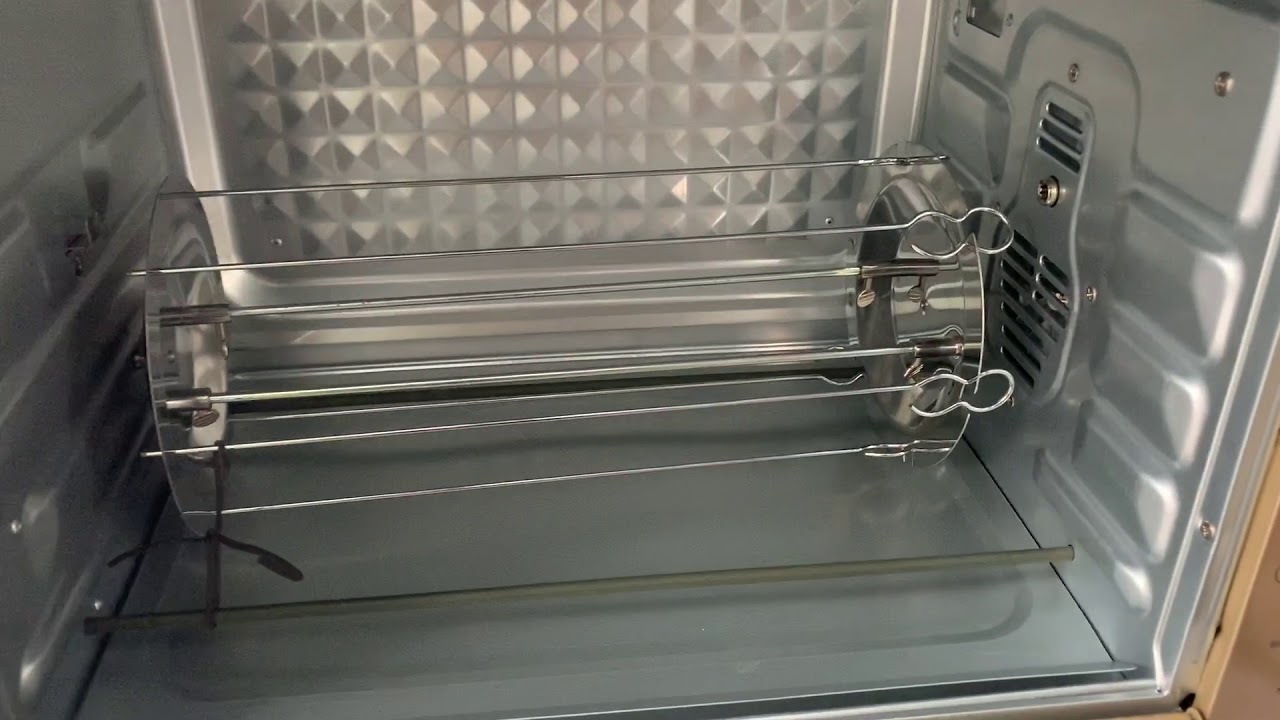 L&ograve; Nướng Th&ugrave;ng TO45LB, C&ocirc;ng Nghệ Nướng 4D, Tặng K&egrave;m Lồng Xi&ecirc;n Quay Nướng BBQ