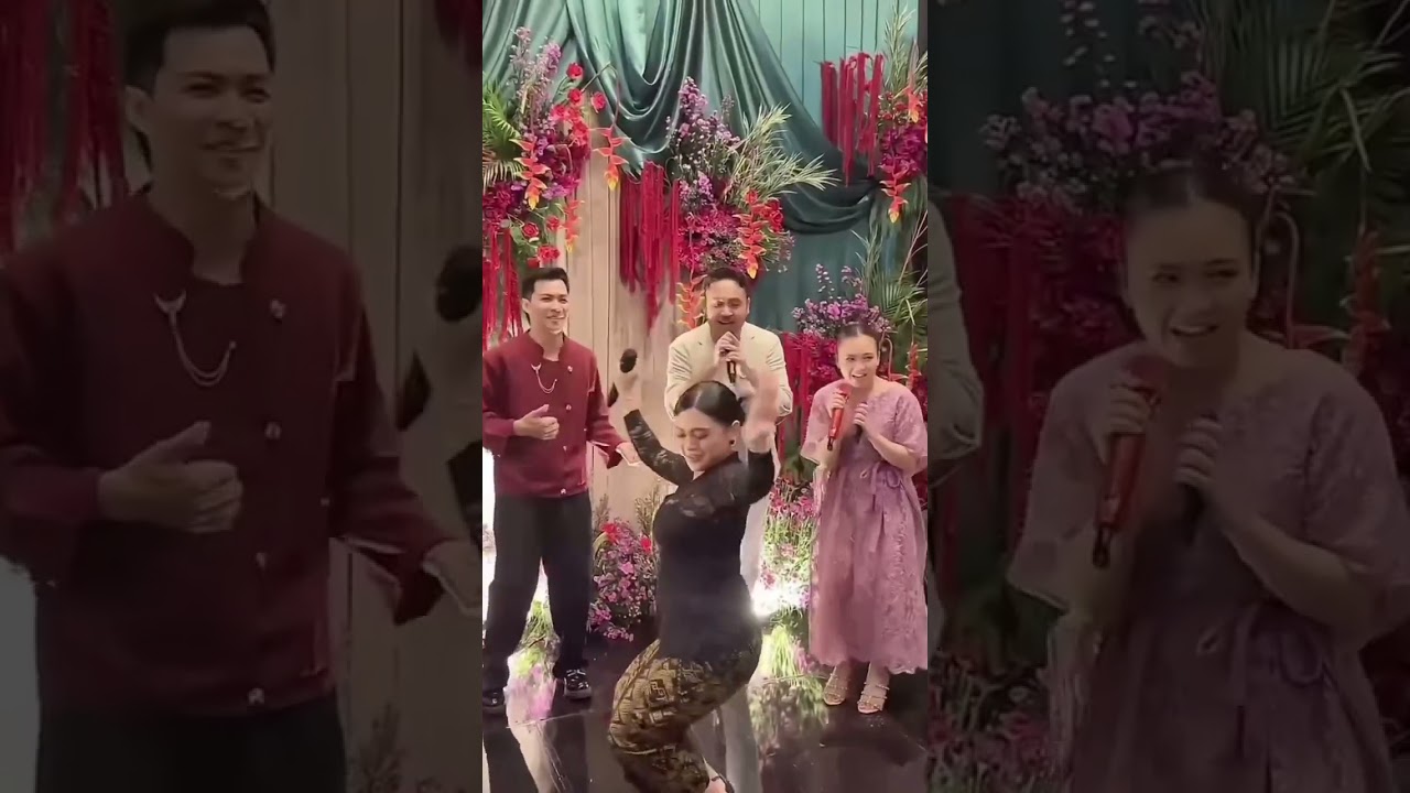 Lamaran rara dan aladull dihadiri sahabat dari artis indosiar dan KDI 